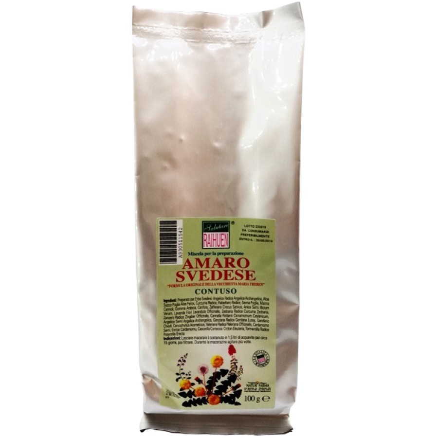 RAIHUEN ERBE SVEDESI CONTUSO PREPARATO PER AMARO SVEDESE 100 G