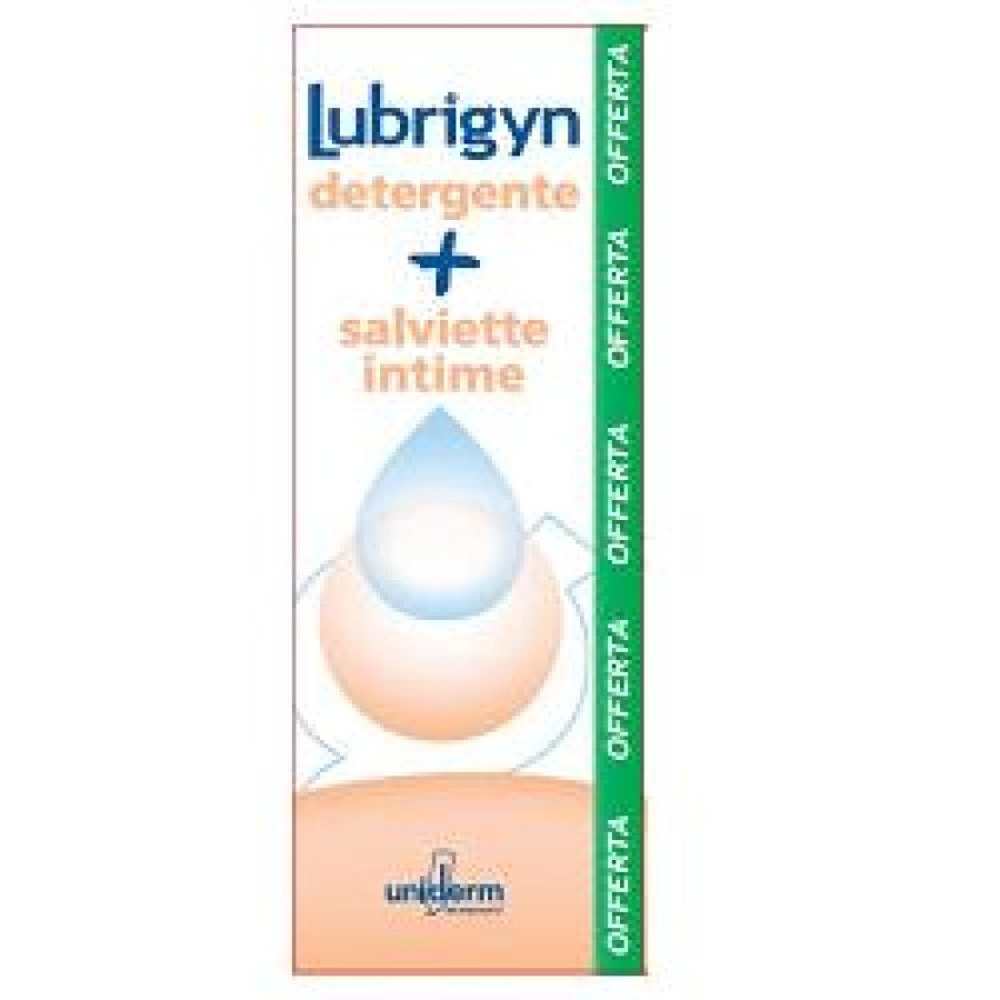 LUBRIGYN COFANETTO DETERGENTE 200 ML + 15 SALVIETTINE LUBRIGYN COFANETTO DETERGENTE 200 ML + 15 SALVIETTINE