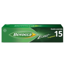 BEROCCA BOOST EFFERVESCENTE 15 COMPRESSE