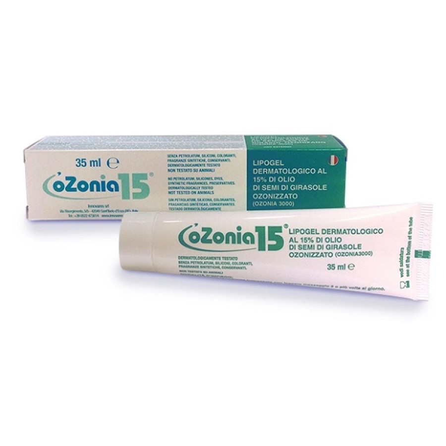 OZONIA 15 LIPOGEL DERMATOLOGICO ALL'OZONO 35 ML OZONIA 15 LIPOGEL DERMATOLOGICO ALL'OZONO 35 ML