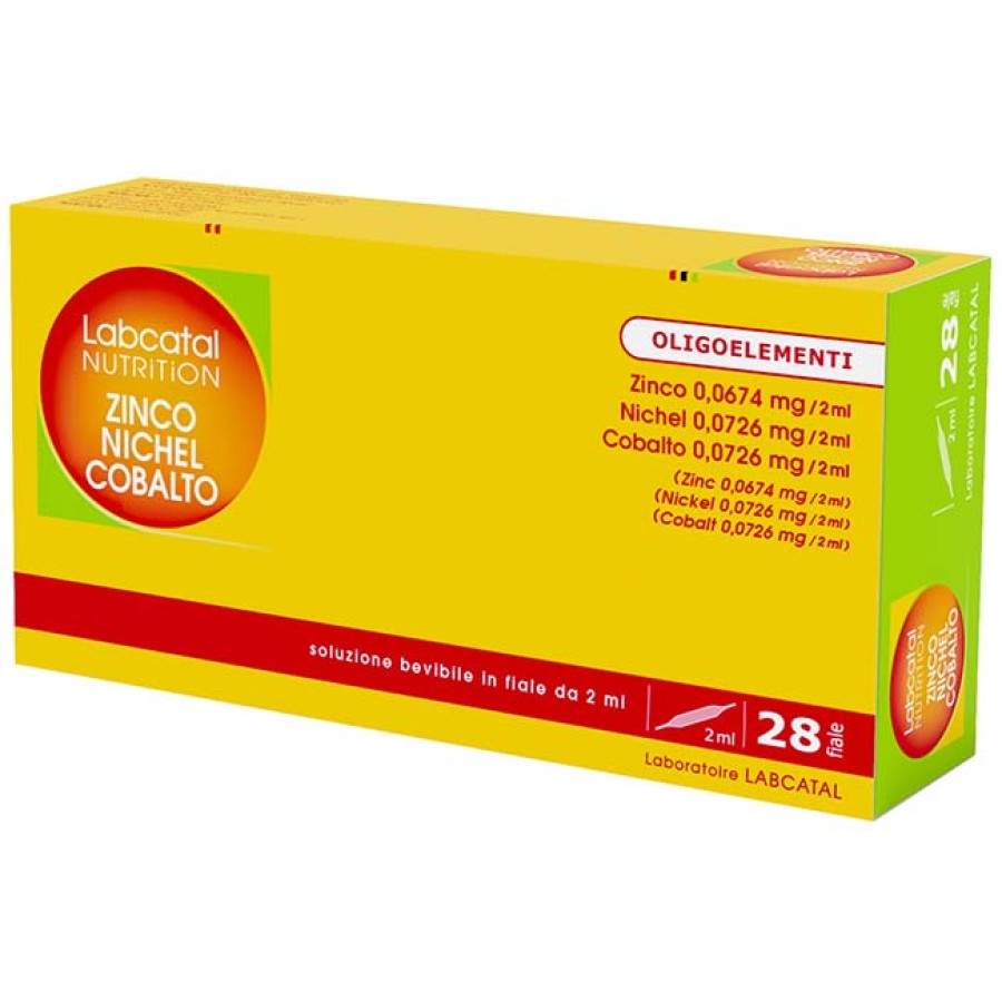 LABCATAL OLIGOSOL ZINCO/NICHEL/COBALTO 28 FIALE 2 ML