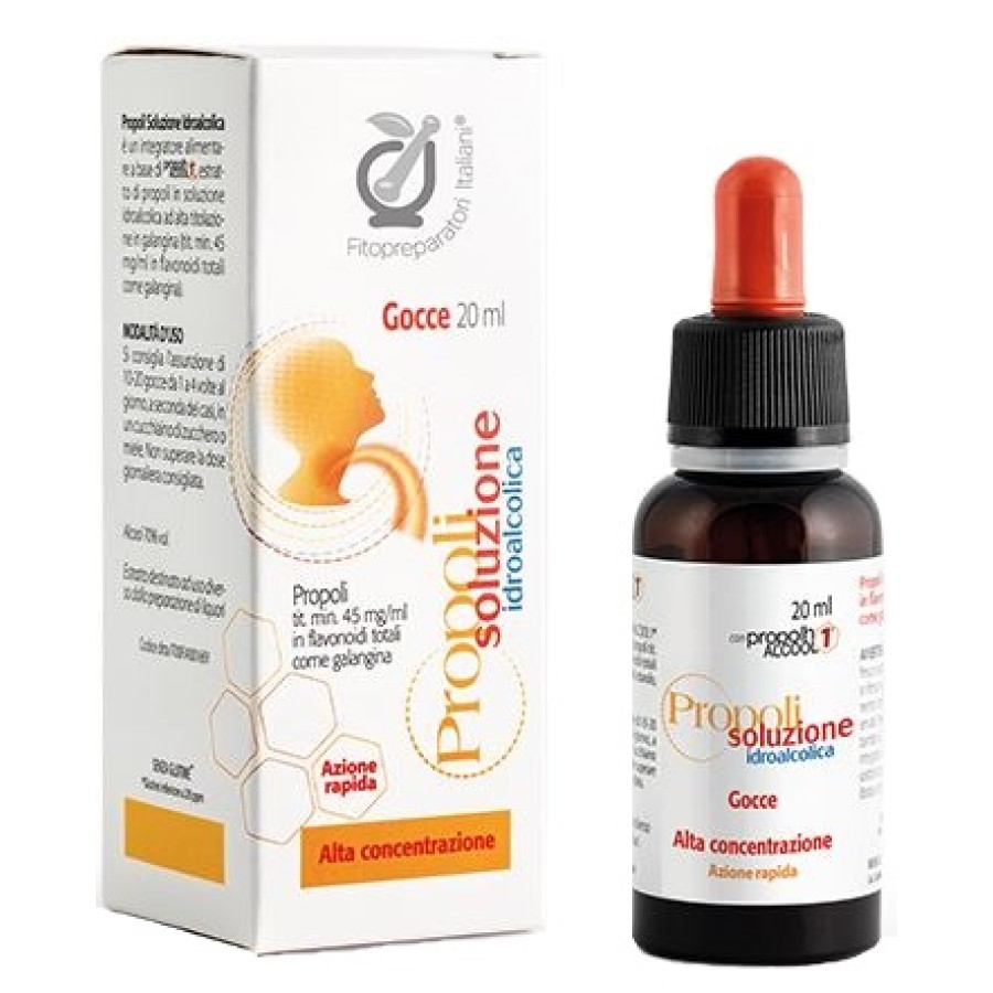 SOLUZIONE IDROALCOLICA PROPOLI 70 GRADI 20 ML