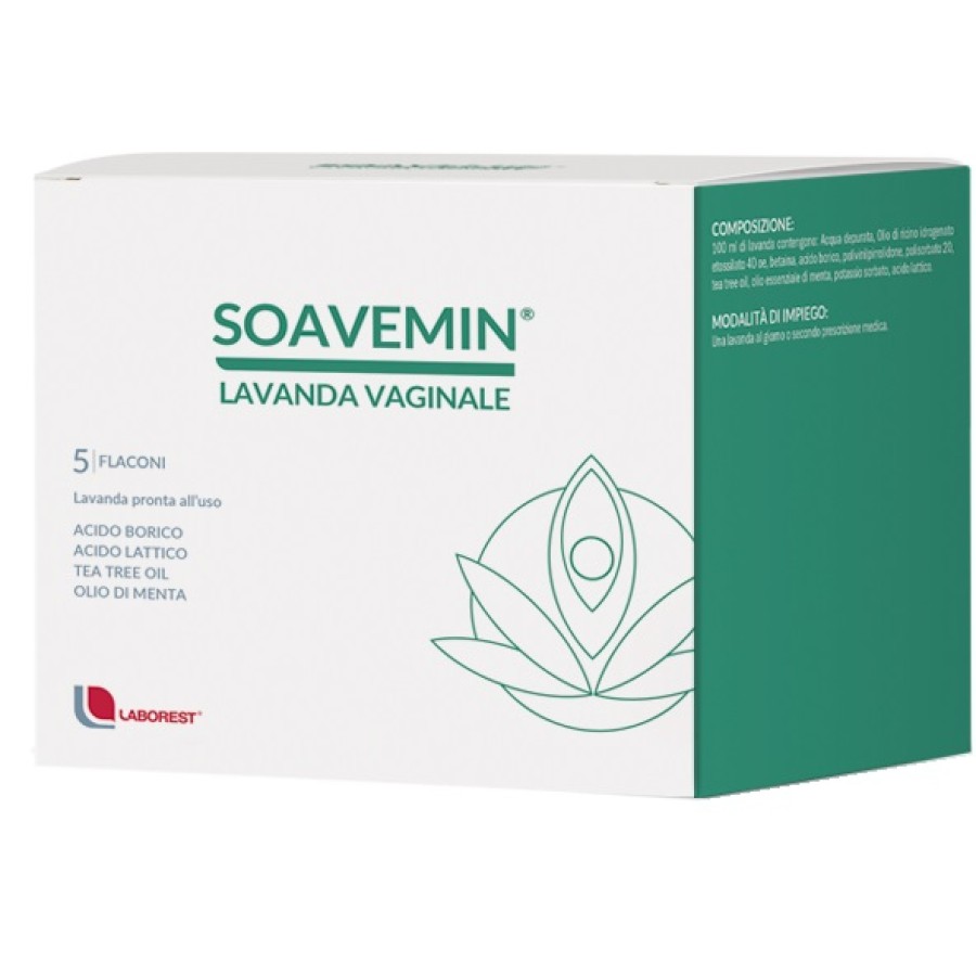 SOAVEMIN LAVANDA VAGINALE 5 FLACONI 100 ML SOAVEMIN LAVANDA VAGINALE 5 FLACONI 100 ML