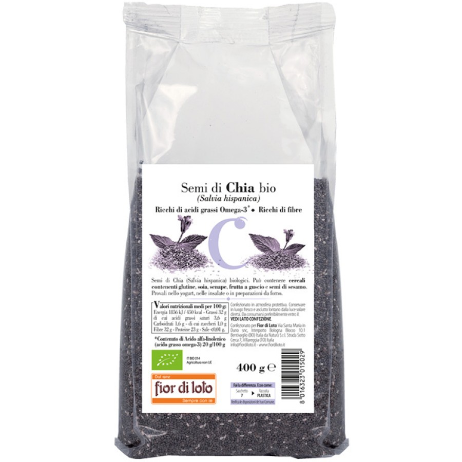 SEMI DI CHIA BIO 400 G SEMI DI CHIA BIO 400 G