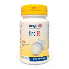 LONGLIFE ZINC 25 MG 100 COMPRESSE