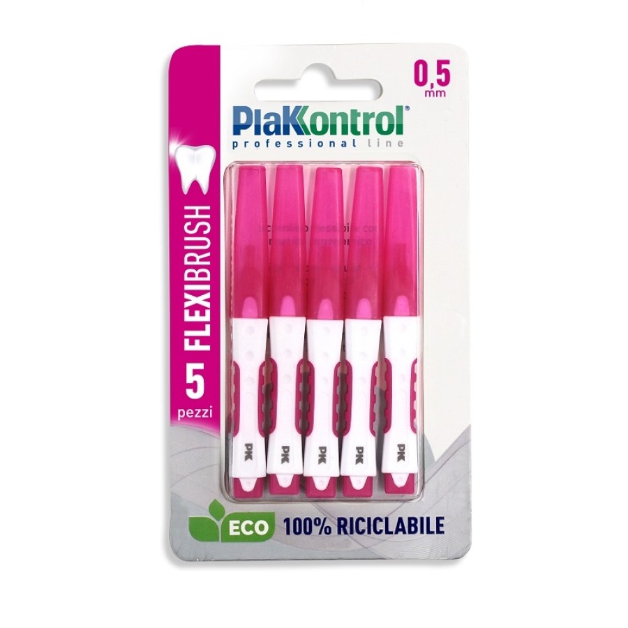 PLAKKONTROL SCOVOLINO INTERDENTALE FLEXI BRUSH05 BLISTER 5 PEZZI PLAKKONTROL SCOVOLINO INTERDENTALE FLEXI BRUSH05 BLISTER 5 PEZZI