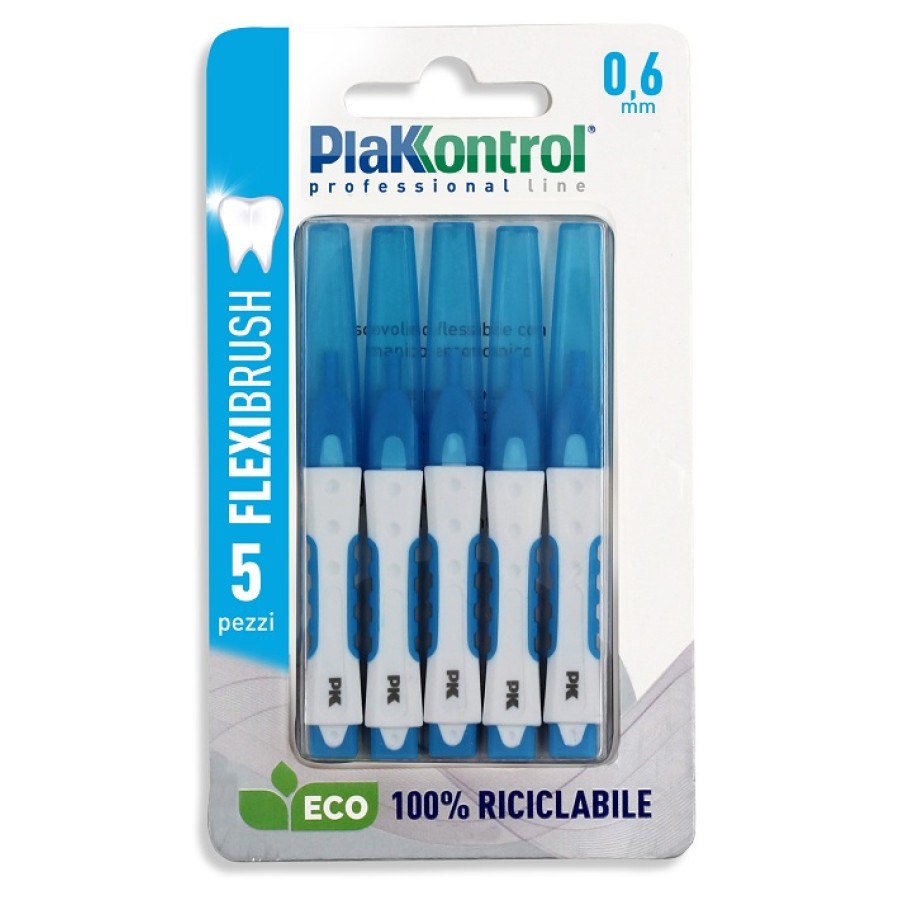 PLAKKONTROL SCOVOLINO INTERDENTALE FLEXI BRUSH06 BLISTER 5 PEZZI PLAKKONTROL SCOVOLINO INTERDENTALE FLEXI BRUSH06 BLISTER 5 PEZZI