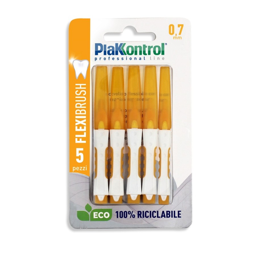 PLAKKONTROL SCOVOLINO INTERDENTALE FLEXI BRUSH07 BLISTER 5 PEZZI PLAKKONTROL SCOVOLINO INTERDENTALE FLEXI BRUSH07 BLISTER 5 PEZZI