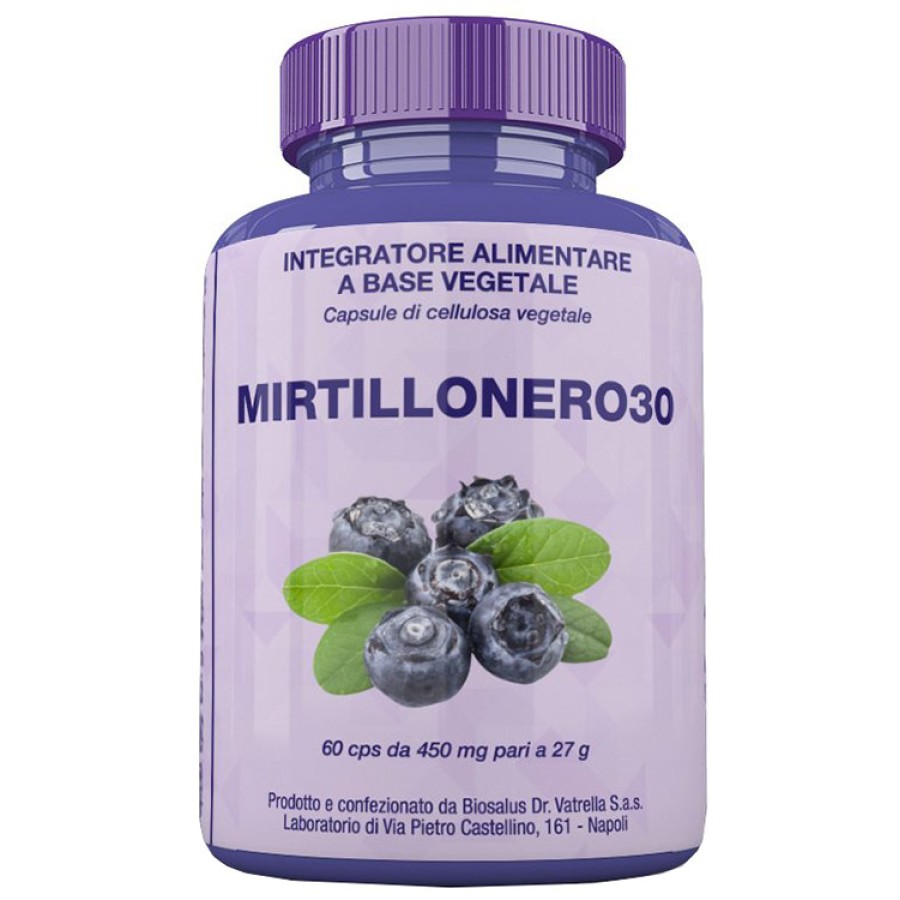 MIRTILLONERO30 60 CAPSULE 27 GRAMMI MIRTILLONERO30 60 CAPSULE 27 GRAMMI