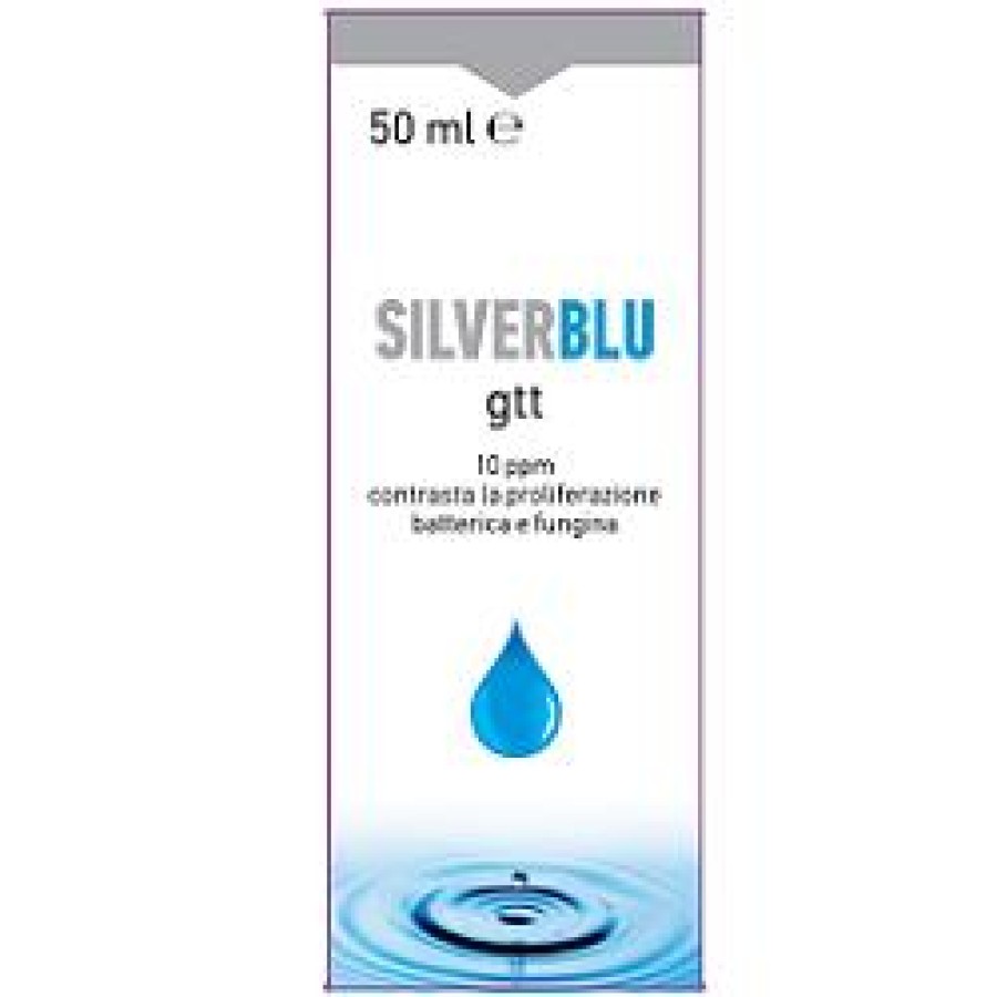 SILVER BLU GOCCE 50 ML SILVER BLU GOCCE 50 ML