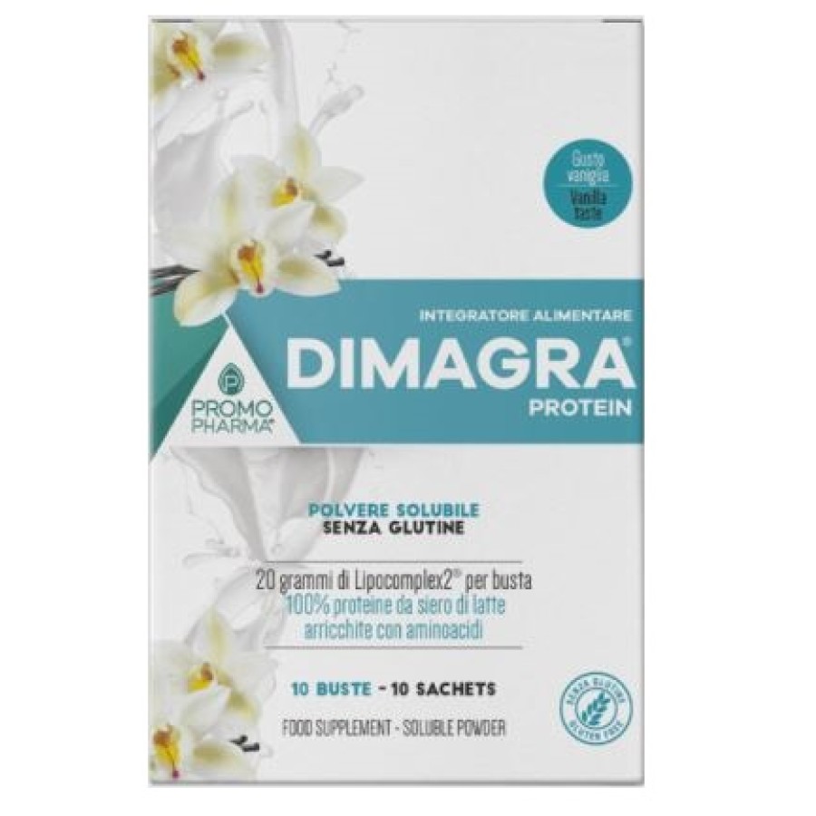 DIMAGRA PROTEIN NEUTRO 10 BUSTE DIMAGRA PROTEIN NEUTRO 10 BUSTE