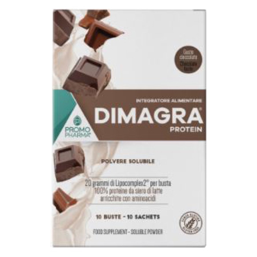 DIMAGRA PROTEIN CIOCCOLATO 10 BUSTE DIMAGRA PROTEIN CIOCCOLATO 10 BUSTE