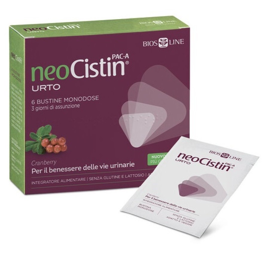 NEOCISTIN PAC A URTO 6 BUSTINE MONODOSE NEOCISTIN PAC A URTO 6 BUSTINE MONODOSE