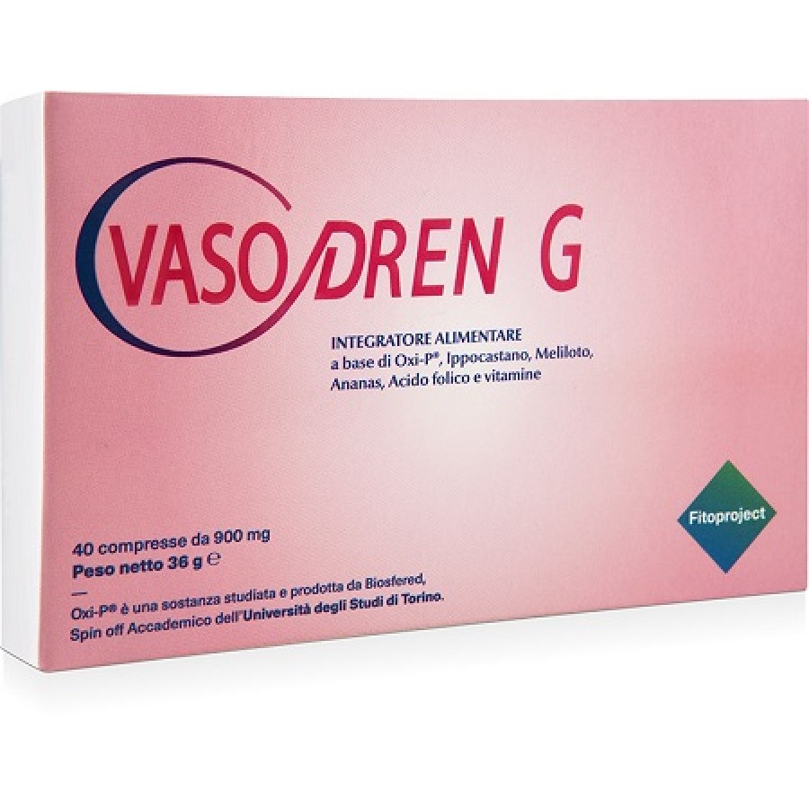VASODREN G 40 COMPRESSE VASODREN G 40 COMPRESSE