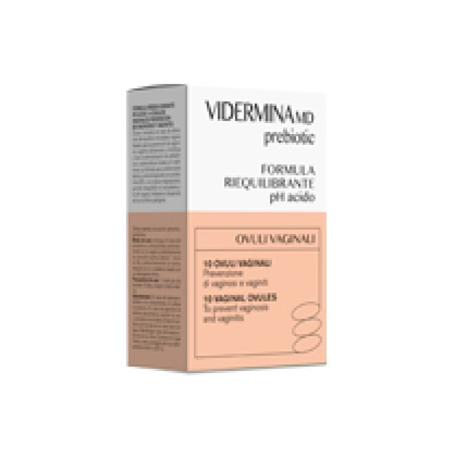 VIDERMINA PREBIOTIC OVULI VAGINALI 10 PEZZI VIDERMINA PREBIOTIC OVULI VAGINALI 10 PEZZI