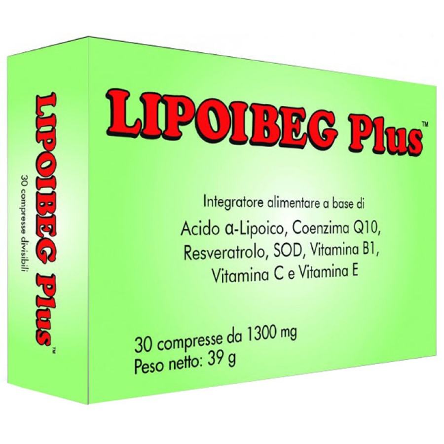 LIPOIBEG PLUS 30 COMPRESSE DA 1300 MG LIPOIBEG PLUS 30 COMPRESSE DA 1300 MG