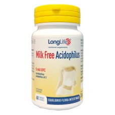 LONGLIFE MILK FREE ACIDOPHILUS 60 CAPSULE VEGETALI