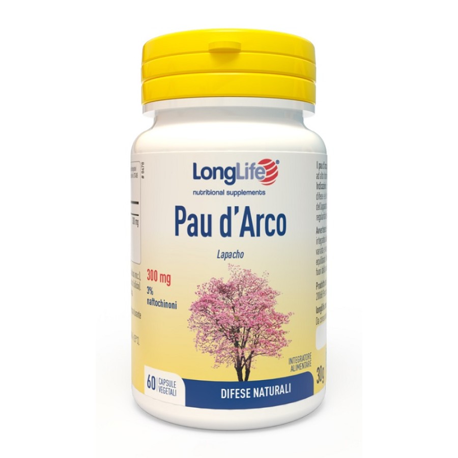 LONGLIFE PAU D'ARCO 60 CAPSULE VEGETALI
