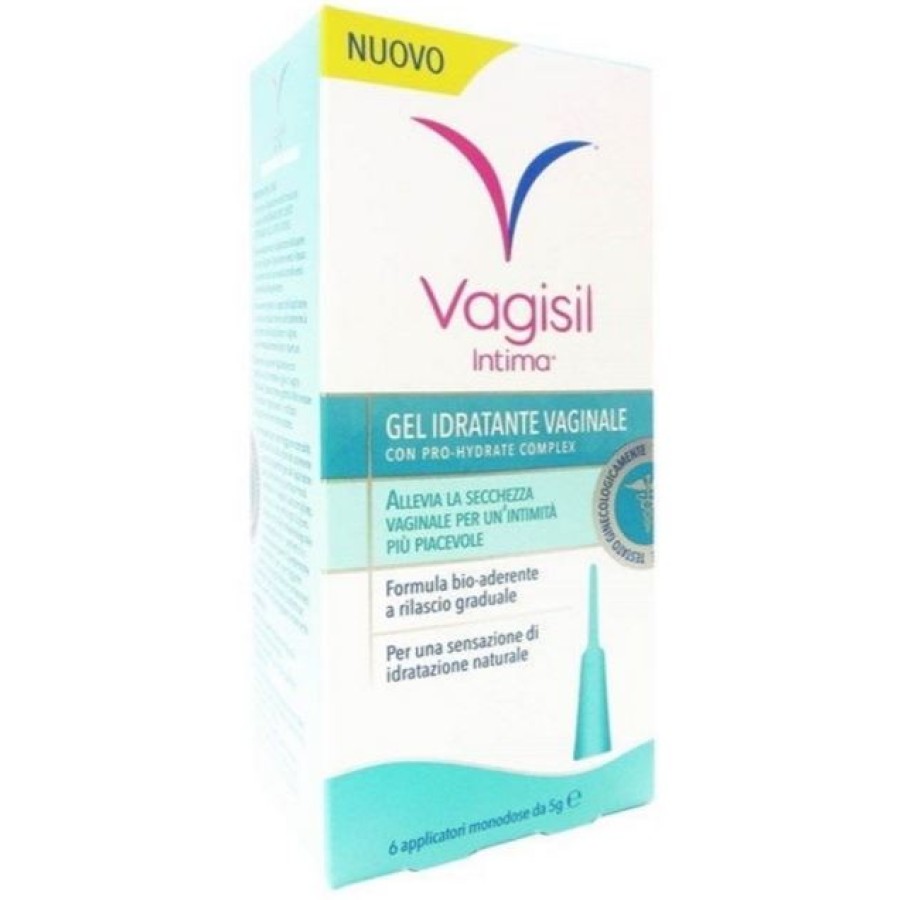 VAGISIL INTIMA GEL IDRATANTE VAGINALE 6 APPLICAZIONI MONODOSE 5 G VAGISIL INTIMA GEL IDRATANTE VAGINALE 6 APPLICAZIONI MONODOSE 5 G
