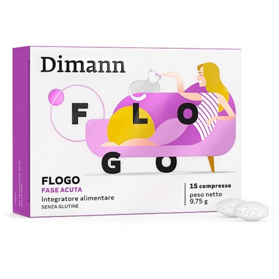 DIMANN FLOGO 15 COMPRESSE DIMANN FLOGO 15 COMPRESSE