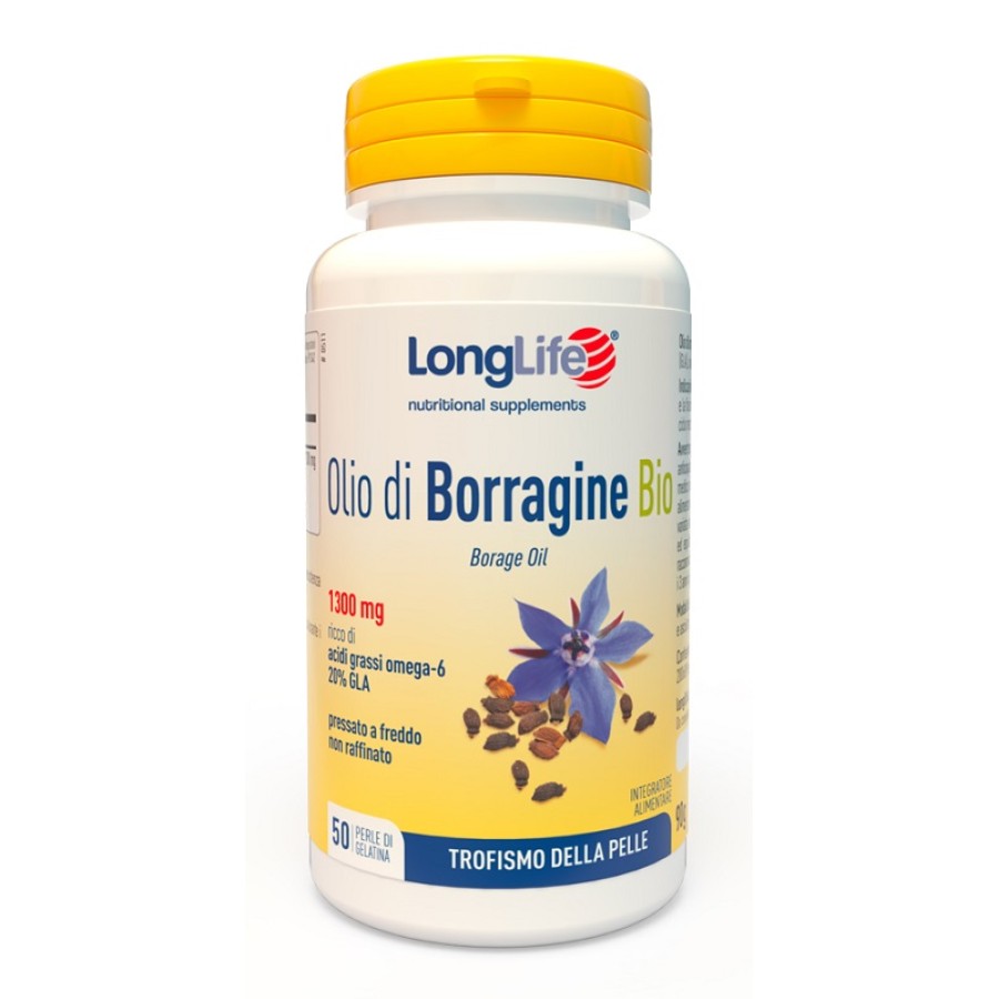 LONGLIFE OLIO BORRAGINE BIO 50 PERLE