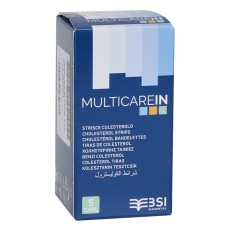 TEST COLESTEROLEMIA MULTICARE IN COLESTEROLO IN STRISCE CON ASPIRAZIONE CAPILLARE 5 PEZZI