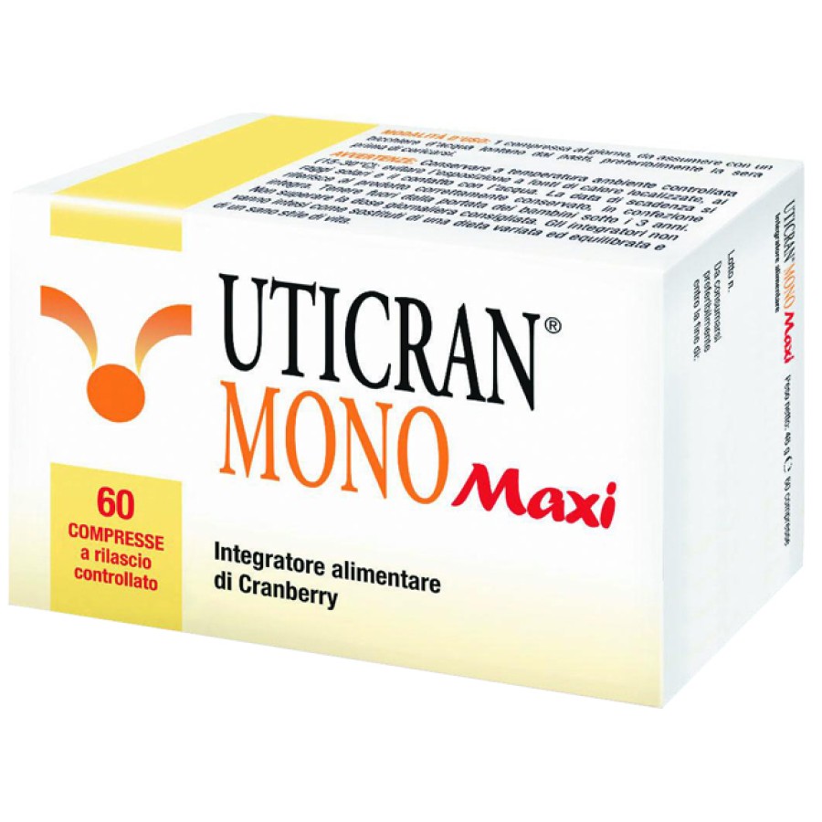 UTICRAN MONO MAXI 60 COMPRESSE 48 G UTICRAN MONO MAXI 60 COMPRESSE 48 G