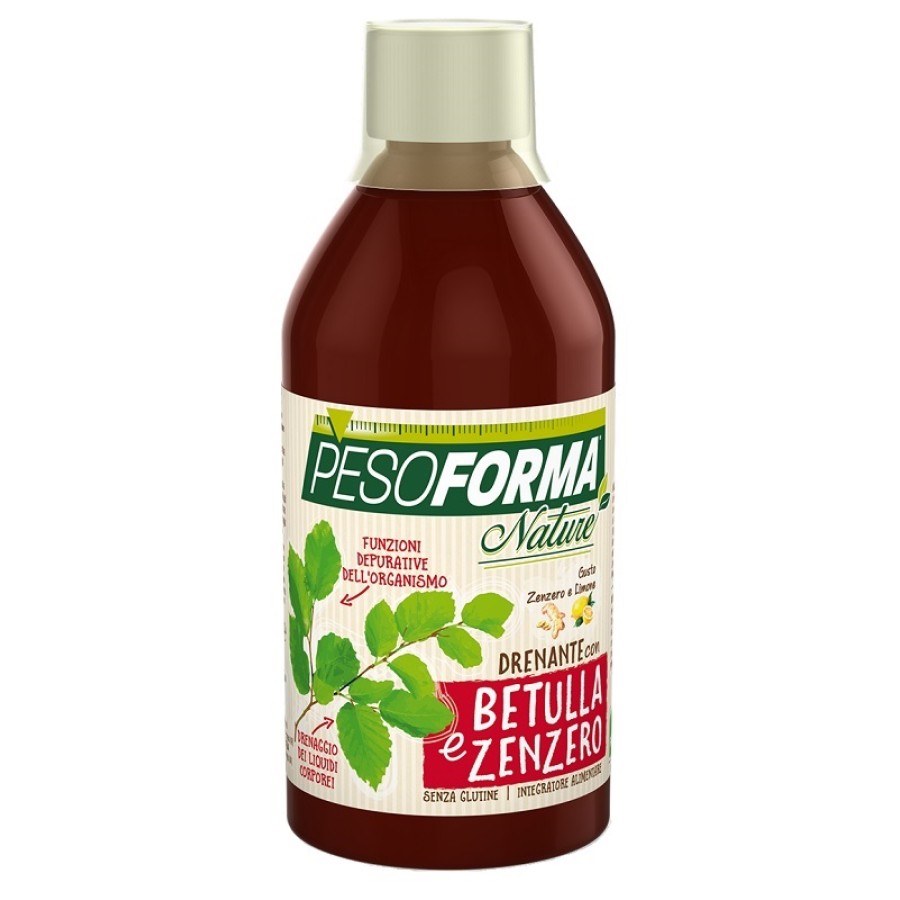 PESOFORMA NATURE DRENANTE BETULLA E ZENZERO 500 ML PESOFORMA NATURE DRENANTE BETULLA E ZENZERO 500 ML