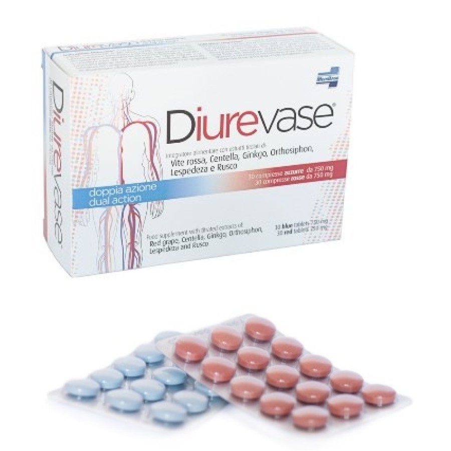 DIUREVASE 60 COMPRESSE 750 MG DIUREVASE 60 COMPRESSE 750 MG