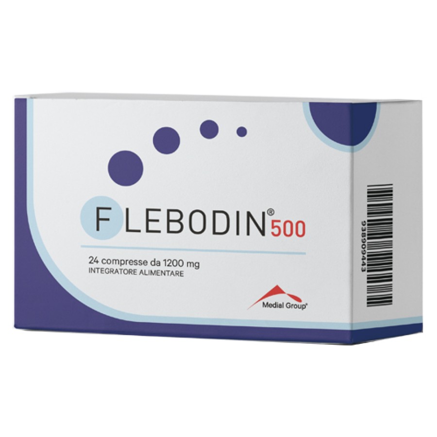 FLEBODIN 500 24 COMPRESSE FLEBODIN 500 24 COMPRESSE