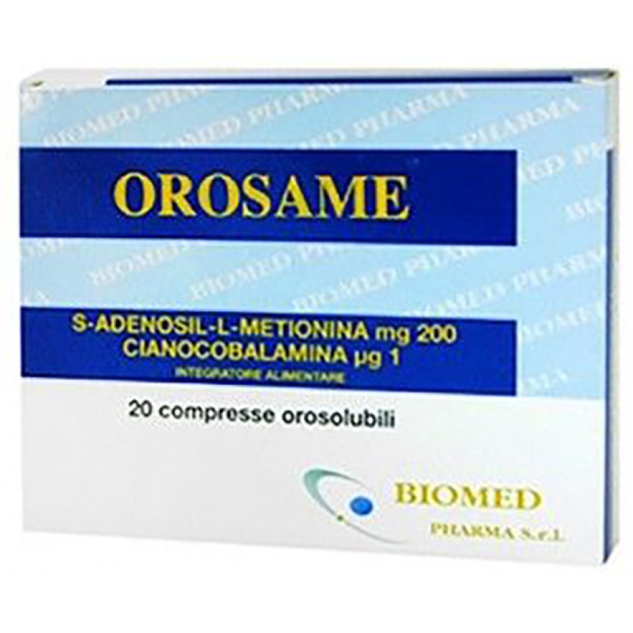 OROSAME 20 COMPRESSE OROSAME 20 COMPRESSE
