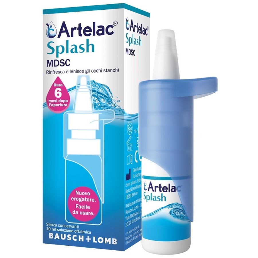 ARTELAC SPLASH GOCCE OCULARI 10 FLACONCINI MONODOSE 0,5 ML