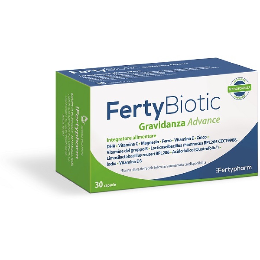FERTYBIOTIC GRAVIDANZA ADVANCE 30 CAPSULE DA 1,15 G