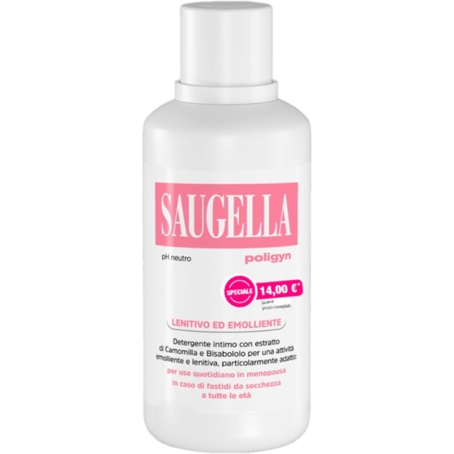 SAUGELLA POLIGYN PH NEUTRO LENITIVO ED EMOLLIENTE 500 ML TAGLIO PREZZO SAUGELLA POLIGYN PH NEUTRO LENITIVO ED EMOLLIENTE 500 ML TAGLIO PREZZO