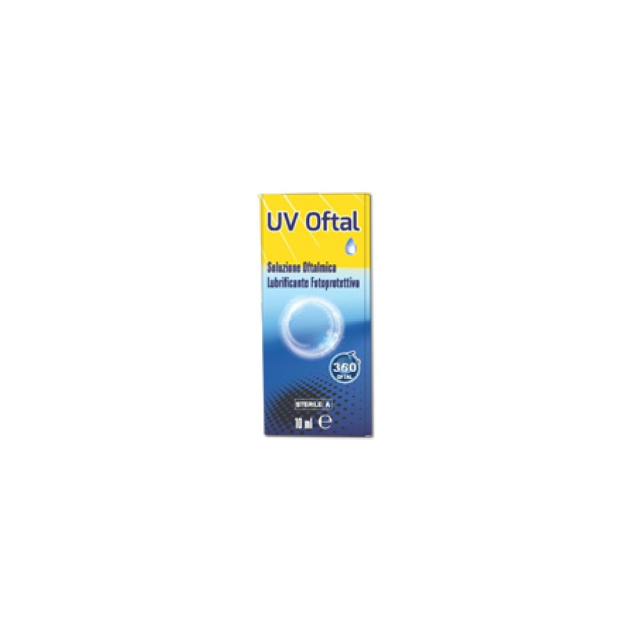 UV OFTAL SOLUZIONE OFTALMICA LUBRIFICANTE FOTOPROTETTIVA 10 ML UV OFTAL SOLUZIONE OFTALMICA LUBRIFICANTE FOTOPROTETTIVA 10 ML