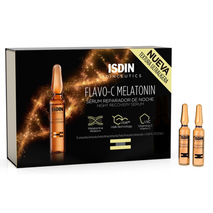 ISDINCEUTICS FLAVO C MELATONIN 10 FIALE
