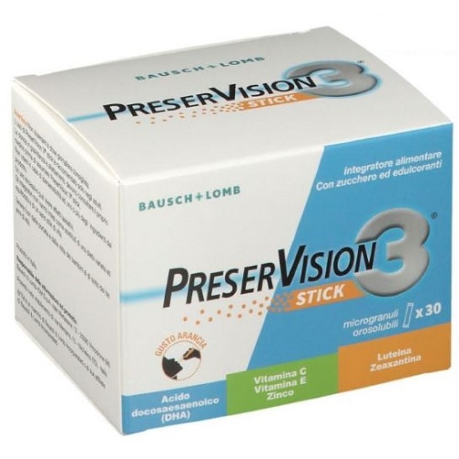 PRESERVISION 3 30 STICK OROSOLUBILI DA 2 G PRESERVISION 3 30 STICK OROSOLUBILI DA 2 G