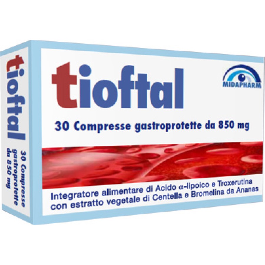 TIOFTAL 30 COMPRESSE GASTROPROTETTE TIOFTAL 30 COMPRESSE GASTROPROTETTE