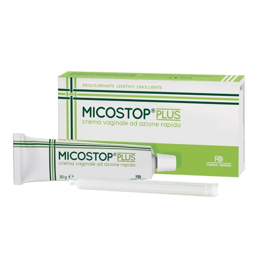 MICOSTOP PLUS CREMA VAGINALE 30 G + 6 APPLICATORI MONOUSO MICOSTOP PLUS CREMA VAGINALE 30 G + 6 APPLICATORI MONOUSO