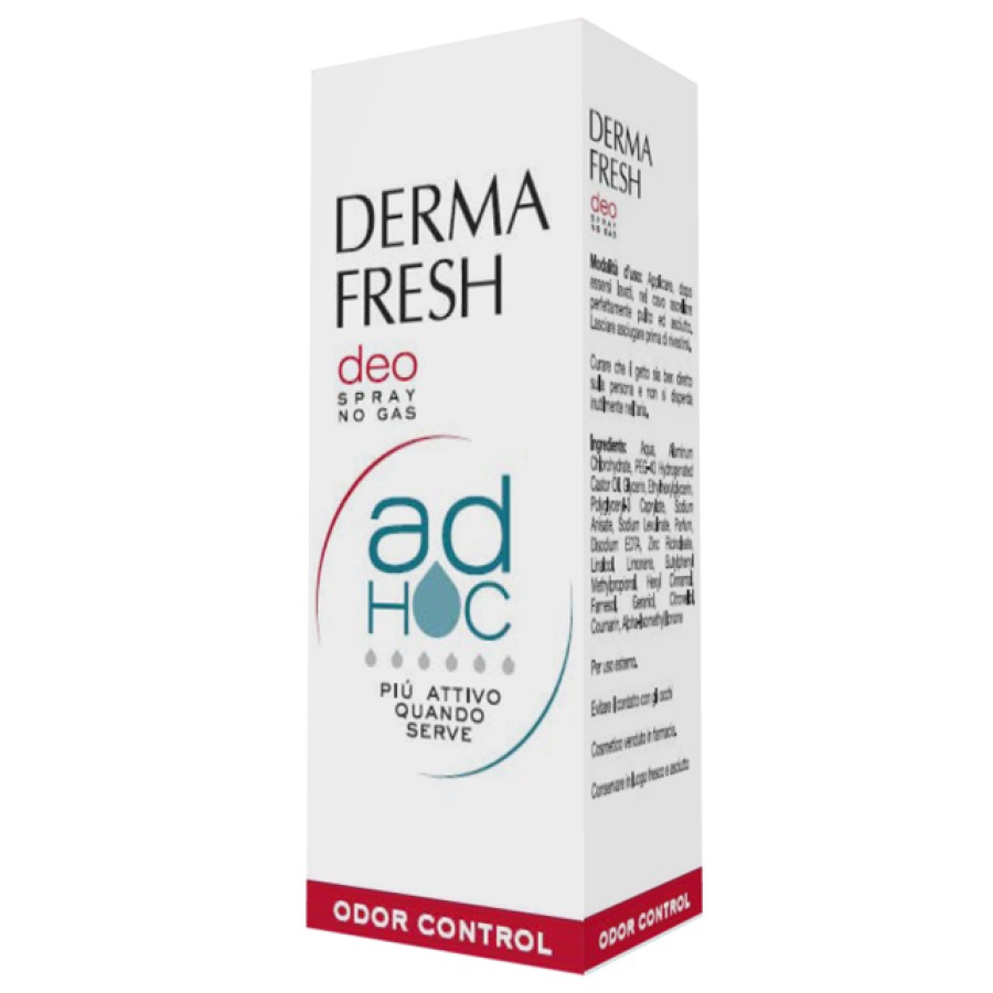 DERMAFRESH DEO SPRAY NO GAS AD HOC ODOR CONTROL DEODORANTE 100 ML DERMAFRESH DEO SPRAY NO GAS AD HOC ODOR CONTROL DEODORANTE 100 ML
