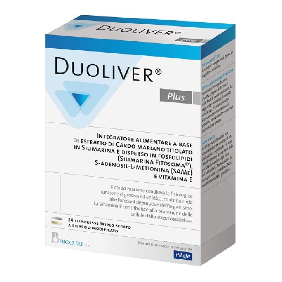 DUOLIVER PLUS 24 COMPRESSE DUOLIVER PLUS 24 COMPRESSE
