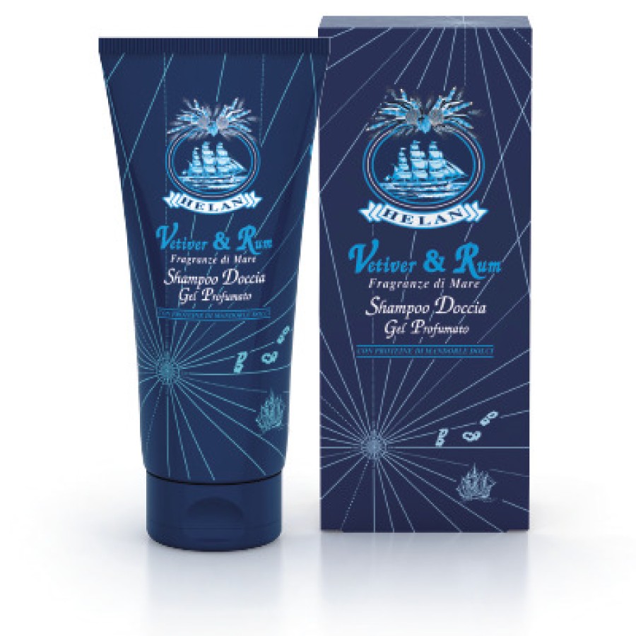 VETIVER & RUM SHAMPOO DOCCIA GEL PROFUMATO 200 ML VETIVER & RUM SHAMPOO DOCCIA GEL PROFUMATO 200 ML