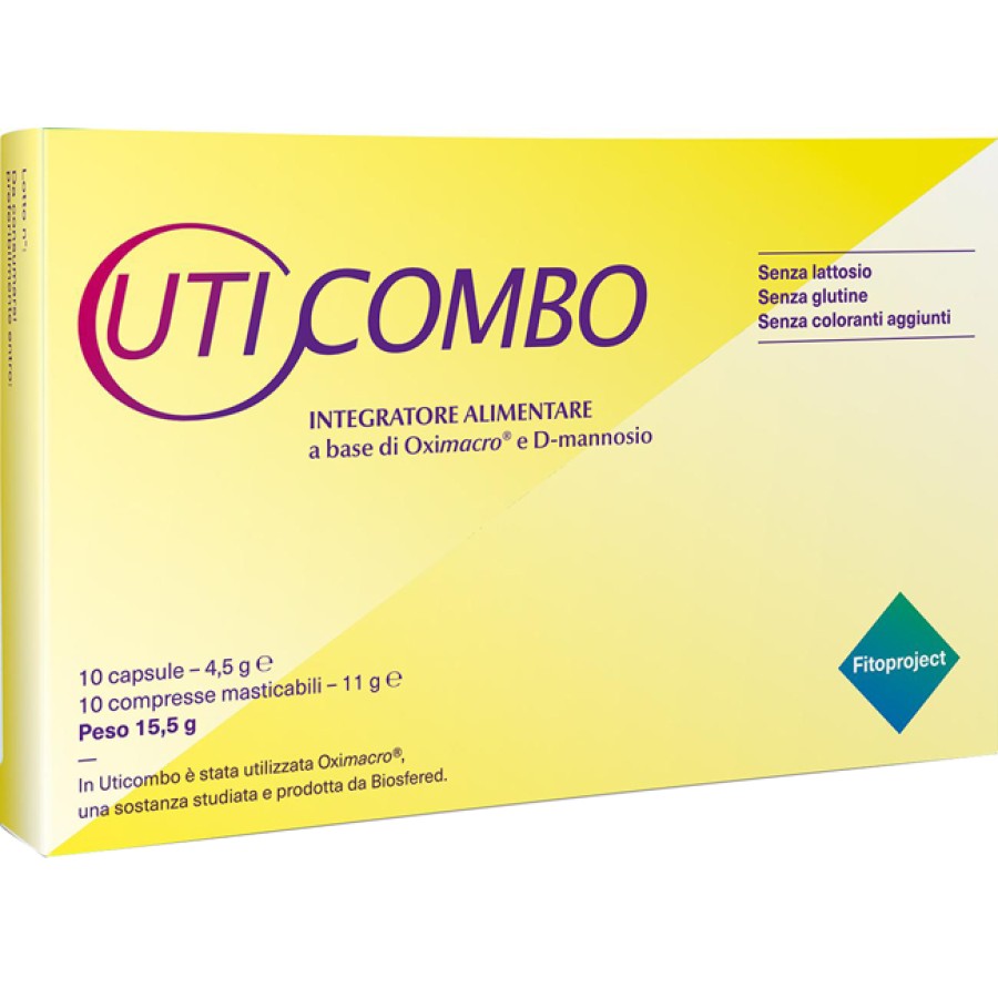 UTICOMBO 10 CAPSULE + 10 COMPRESSE MASTICABILI