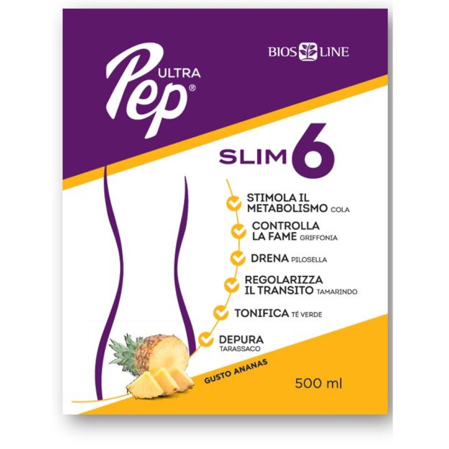 ULTRA PEP SLIM 6 ANANAS 500 ML CON EDULCORANTE ULTRA PEP SLIM 6 ANANAS 500 ML CON EDULCORANTE