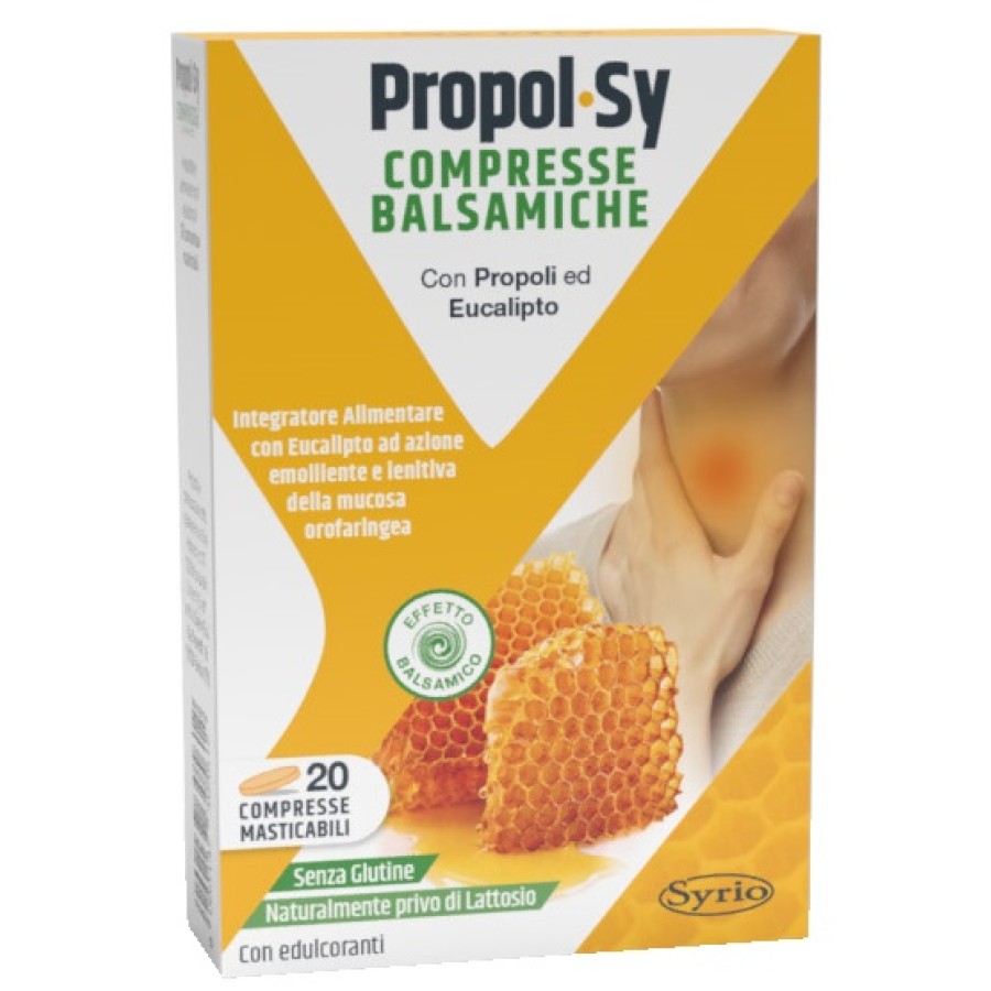 PROPOL-SY 20 COMPRESSE BALSAMICHE MASTICABILI