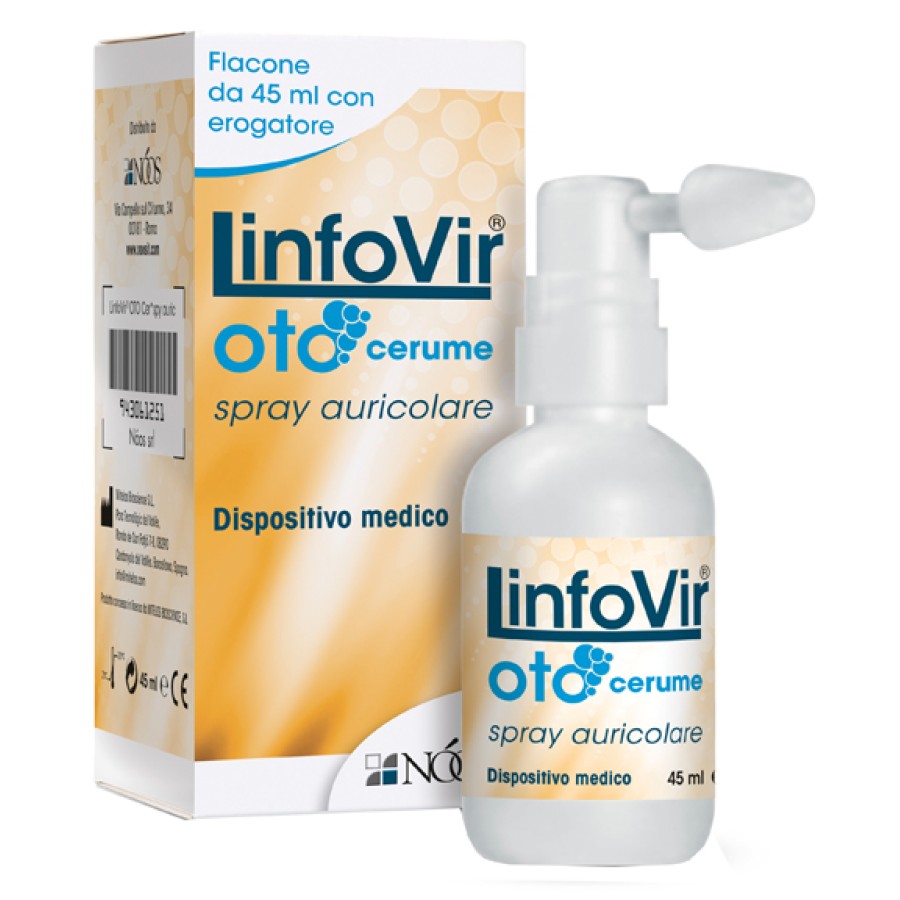 LINFOVIR OTO CERUME SPRAY AURICOLARE 45 ML LINFOVIR OTO CERUME SPRAY AURICOLARE 45 ML