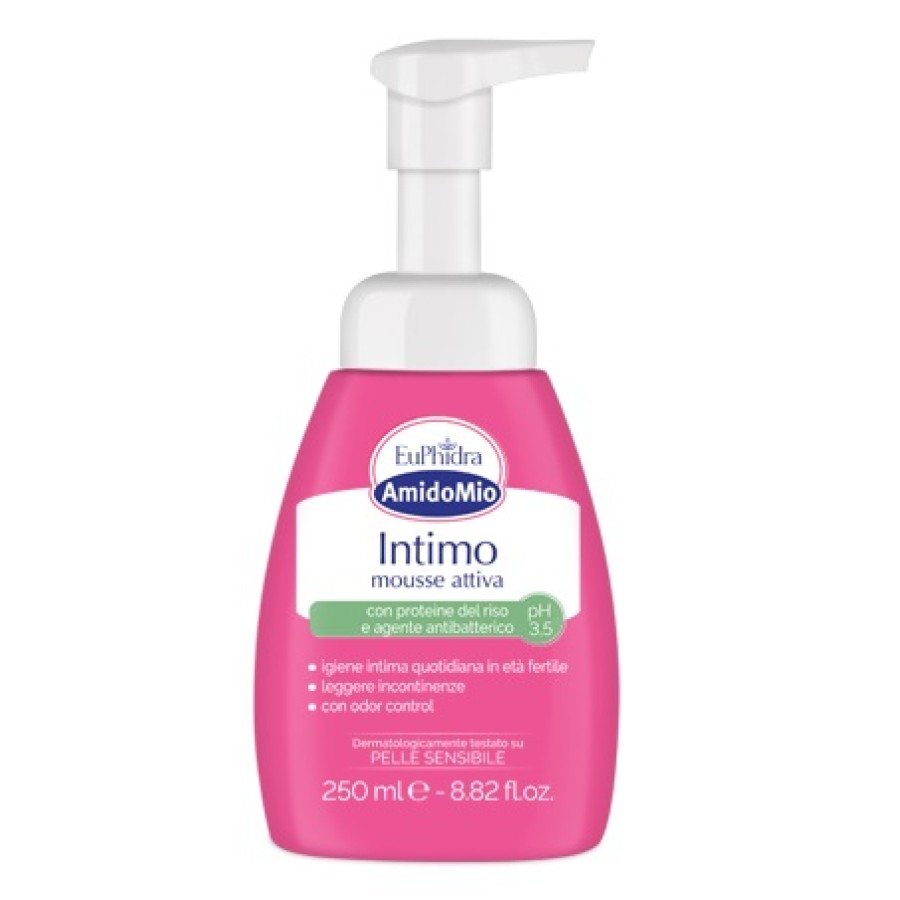 EUPHIDRA AMIDOMIO INTIMO MOUSSE ATTIVA PH 3,5 250 ML EUPHIDRA AMIDOMIO INTIMO MOUSSE ATTIVA PH 3,5 250 ML