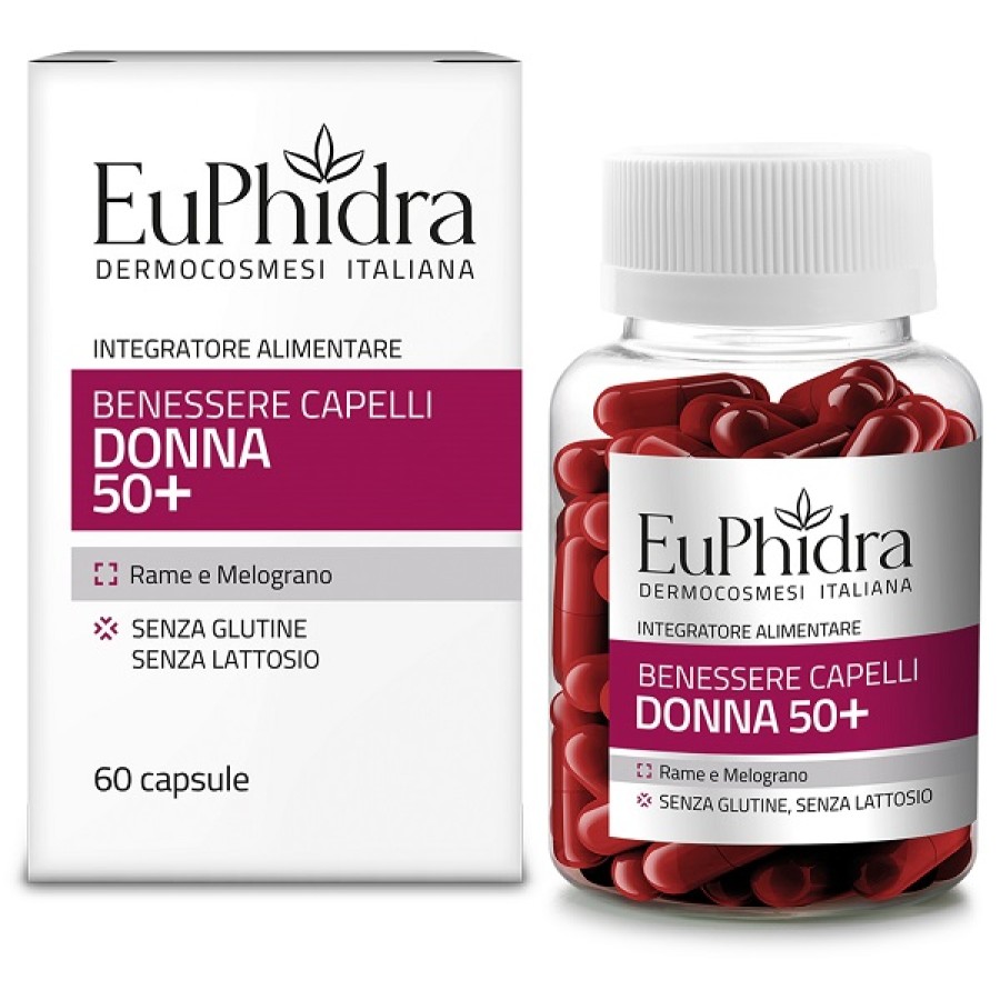 EUPHIDRA CAPELLI DONNA 50+ 60 CAPSULE