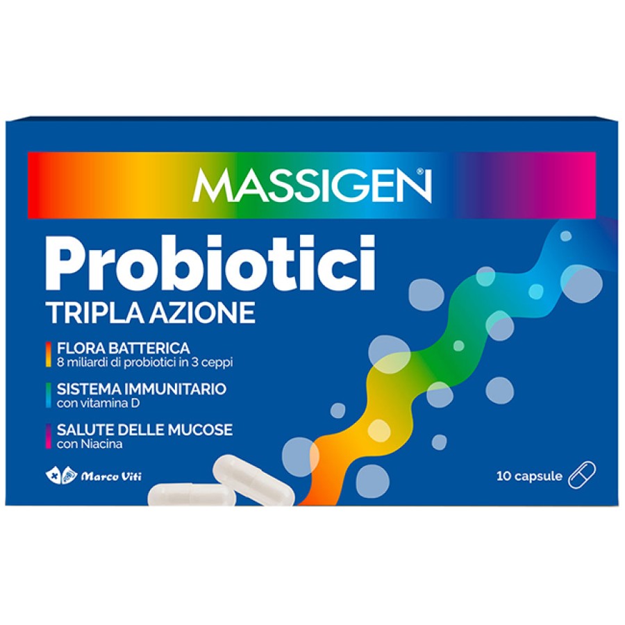 MASSIGEN PROBIOTICI 10 CAPSULE PREZZO PIENO