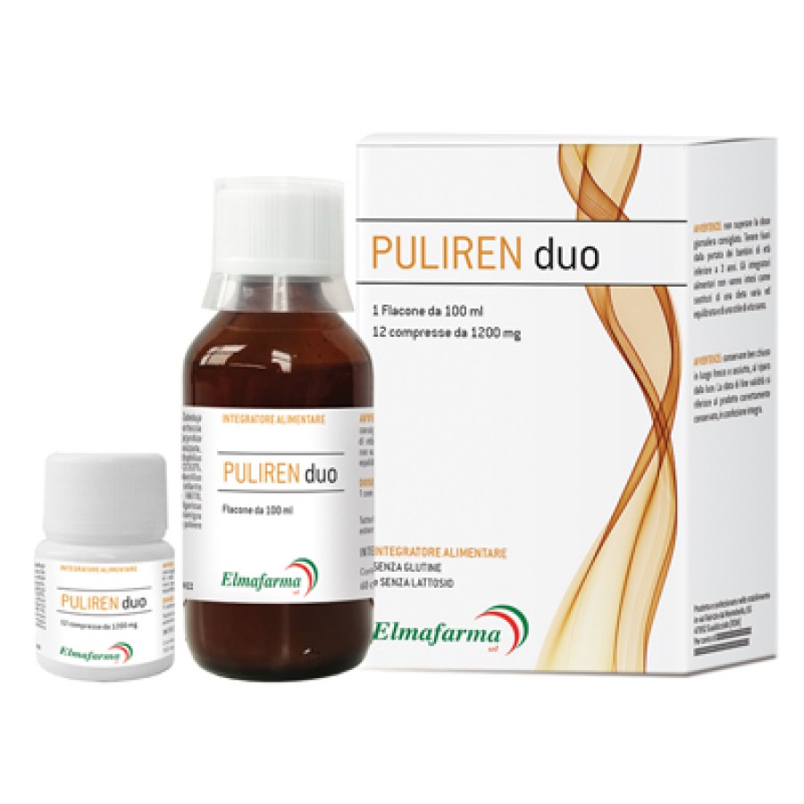 PULIREN DUO 100 ML + 12 COMPRESSE PULIREN DUO 100 ML + 12 COMPRESSE